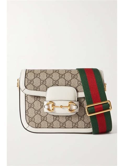 gucci bag 808335648|GUCCI GG Supreme Monogram Web Mini Horsebit 1955 .